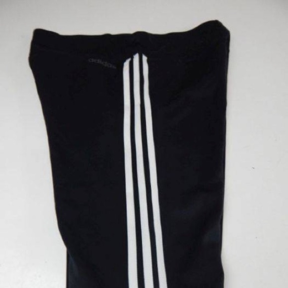 Adidas Women's D2m 3 Stripes High-Rise Long Tights, Size XL - Picture 8 of 13